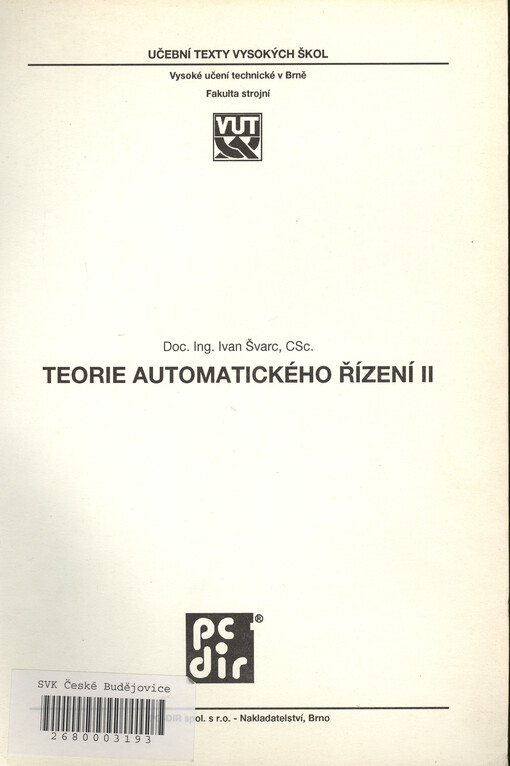 Teorie automatického řízení II