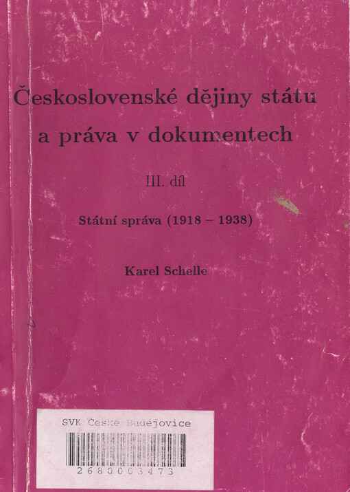 Československé dějiny státu a práva v dokumentech