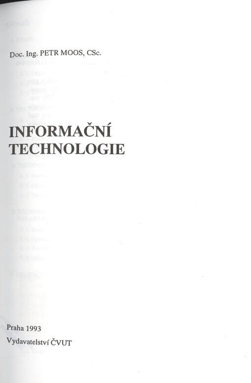 Informační technologie
