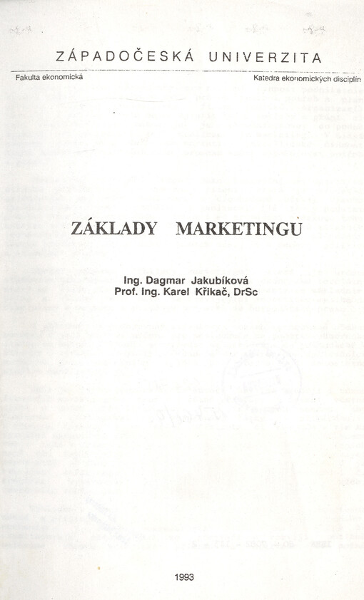 Základy marketingu
