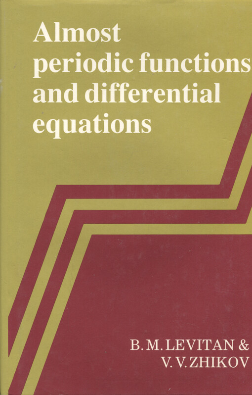 Almost periodic functions and differential equations