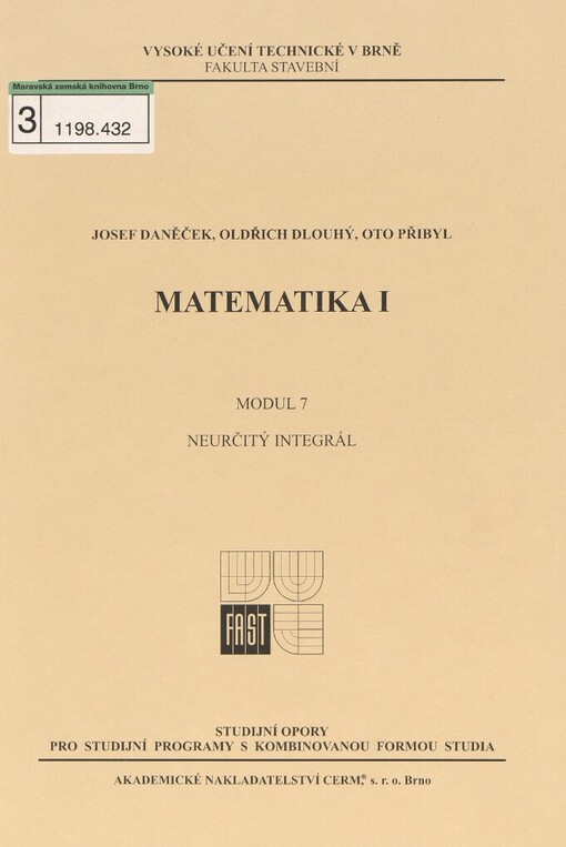 Matematika I