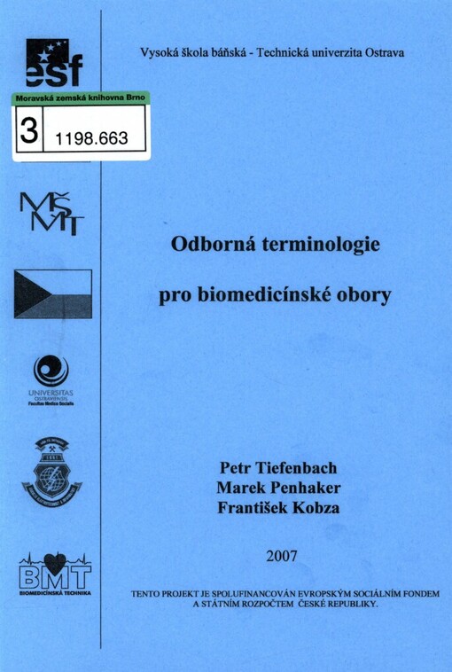 Odborná terminologie pro biomedicínské obory