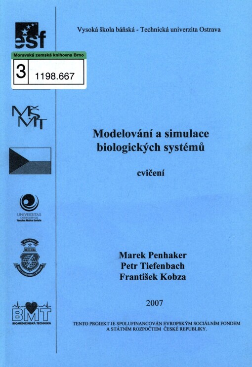 Modelování a simulace biologických systémů: cvičení