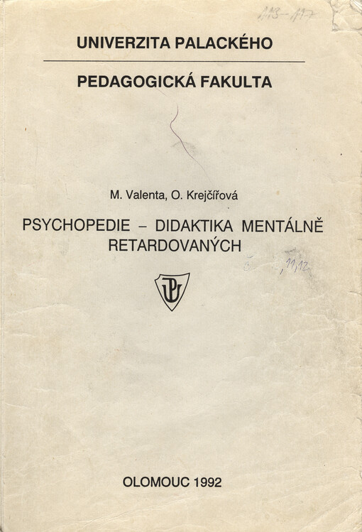 Psychopedie - didaktika mentálně retardovaných