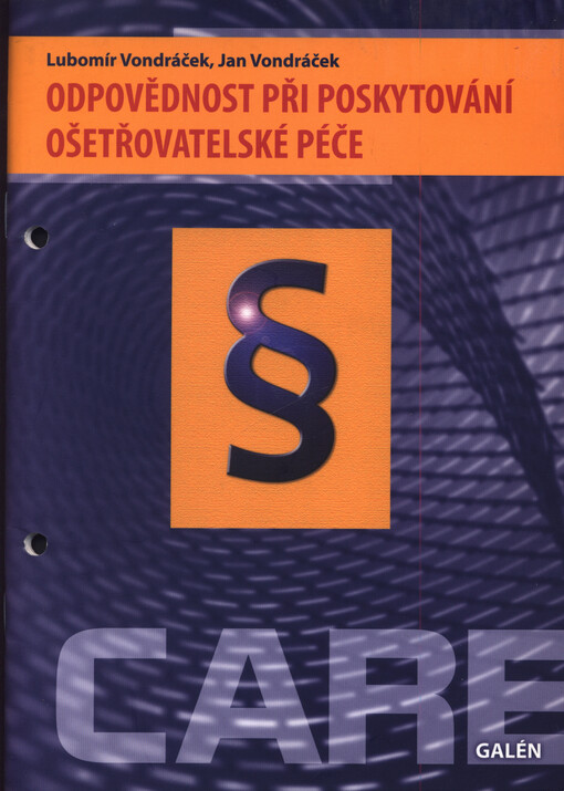 Odpovědnost při poskytování ošetřovatelské péče