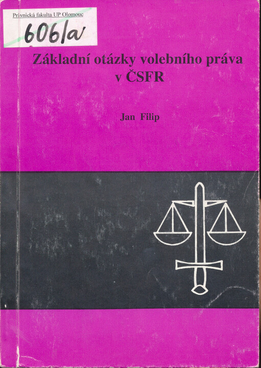 Základní otázky volebního práva v ČSFR