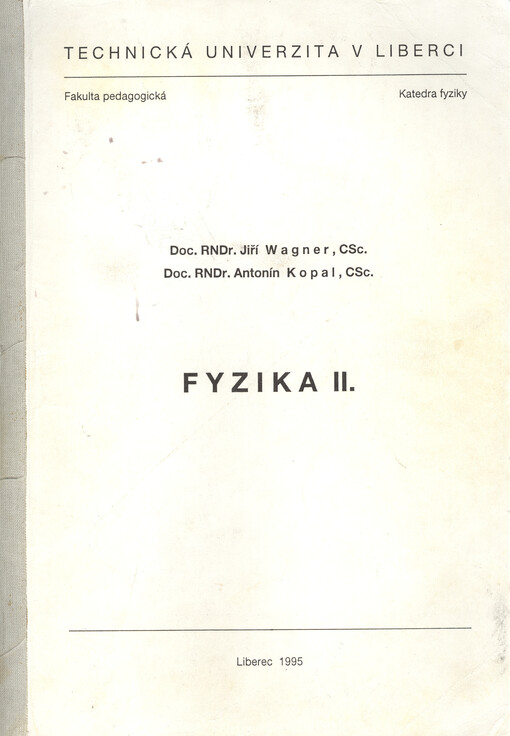 Fyzika II