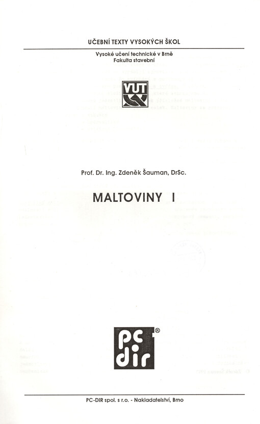 Maltoviny I.