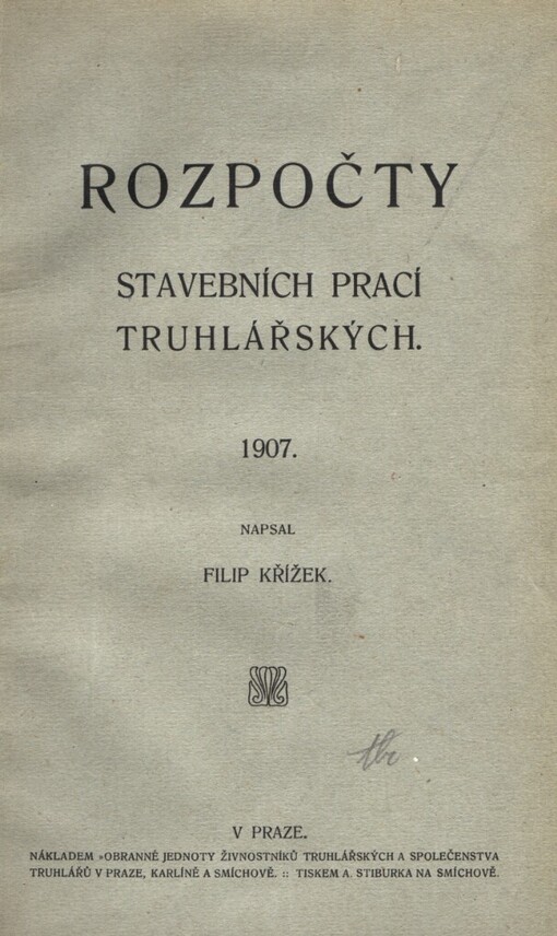 Rozpočty stavebních prací truhlářských