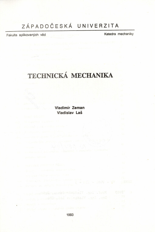 Technická mechanika