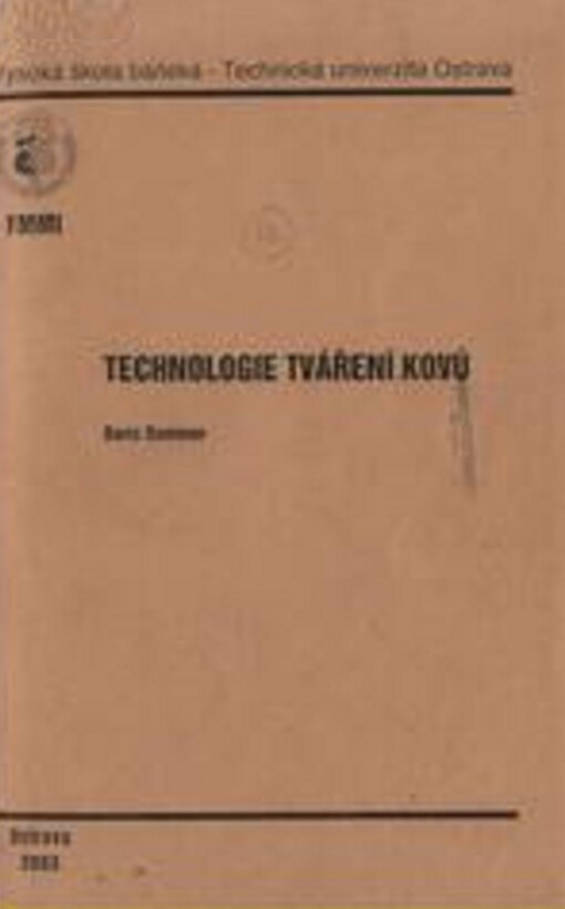 Technologie tváření kovů