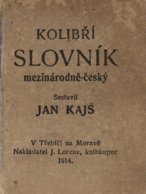 Kolibří slovník mezinárodně-český
