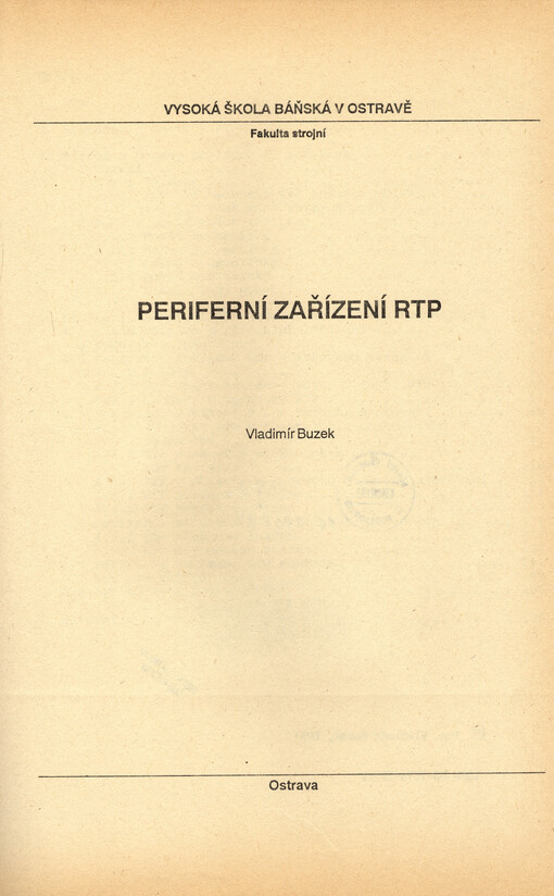 Periferní zařízení RTP