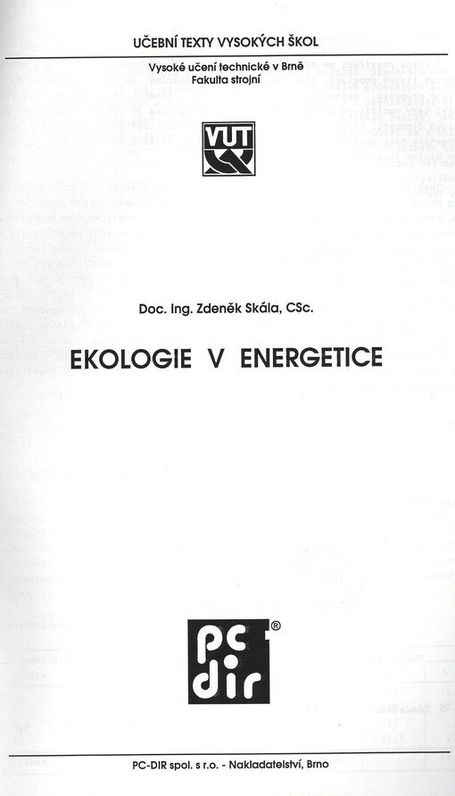 Ekologie v energetice