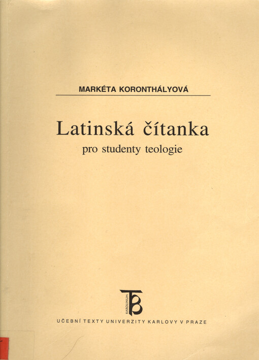Latinská čítanka pro studenty teologie