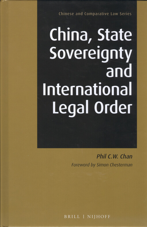 China, state sovereignty and international legal order