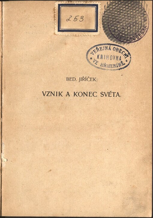 Vznik a konec světa