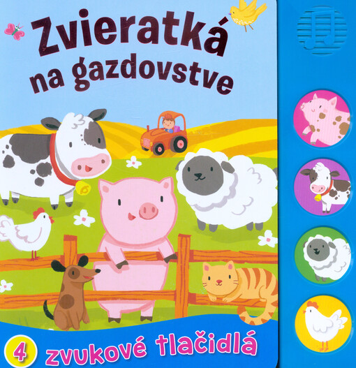 Zvieratká na gazdovstve : 4 zvukové tlačidlá