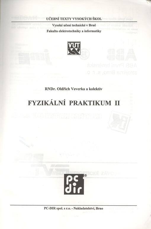 Fyzikální praktikum II