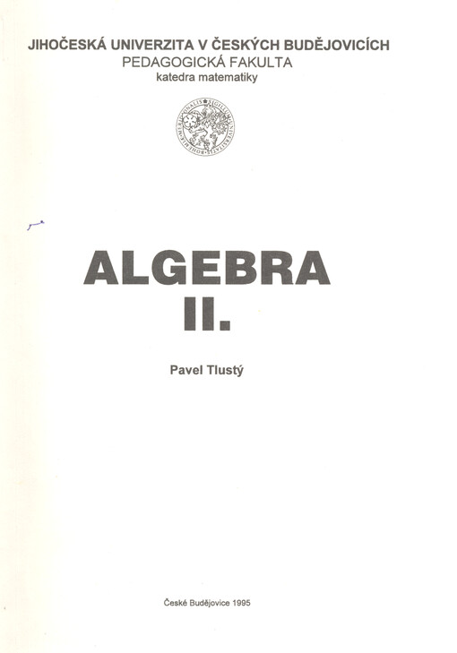 Algebra II