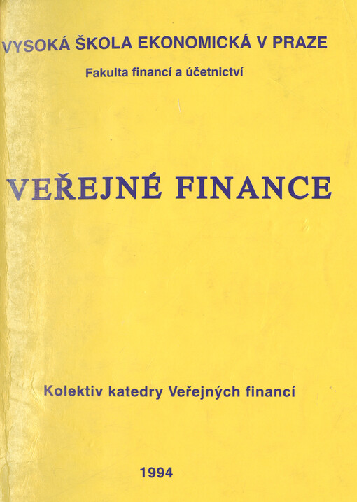 Veřejné finance