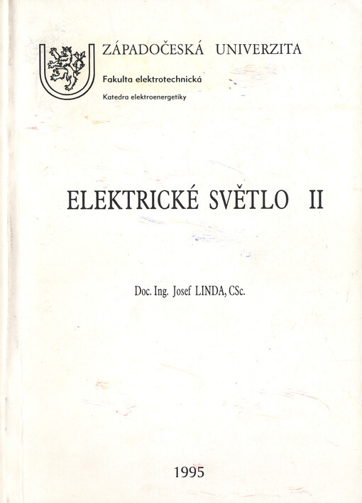 Elektrické světlo. II