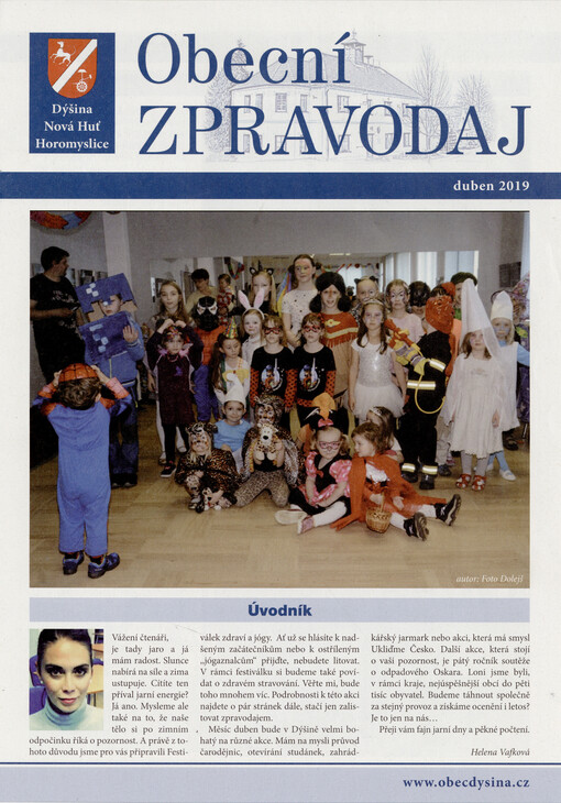Obecní zpravodaj : Dýšina, Nová Huť, Horomyslice