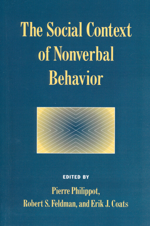 The social context of nonverbal behavior