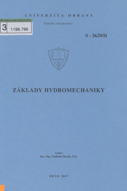 Základy hydromechaniky