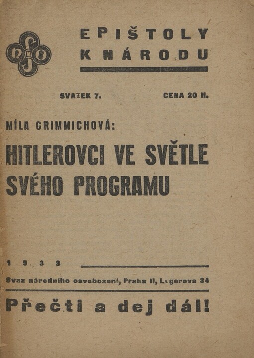 Hitlerovci ve světle svého programu