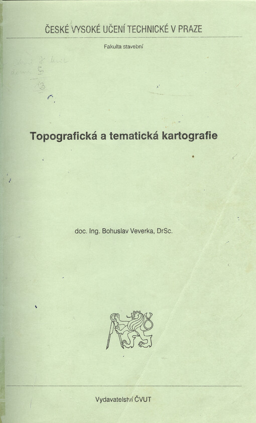 Topografická a tematická kartografie