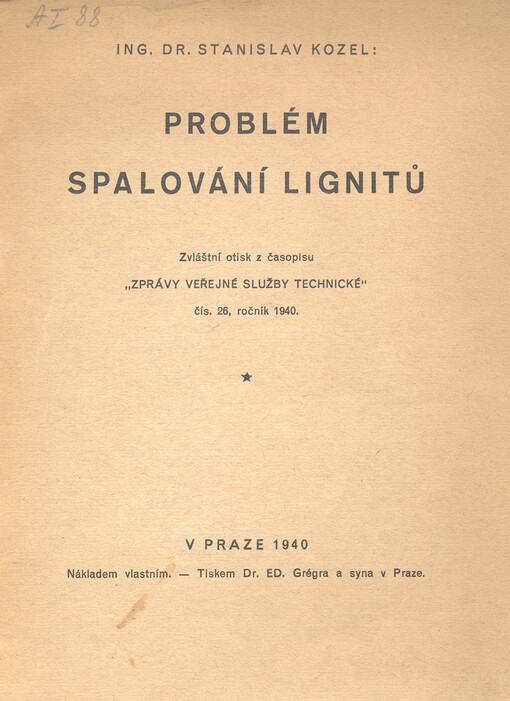 Problém spalování lignitů