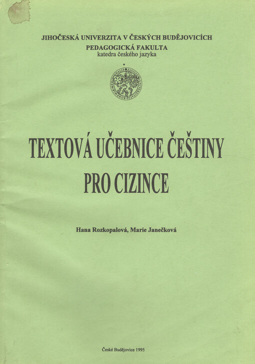 Textová učebnice češtiny pro cizince