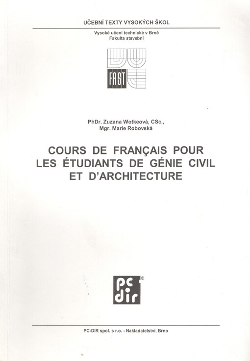 Cours de français pour les étudiants de génie civil et d'architecture