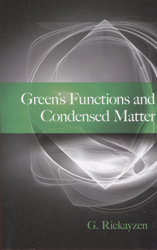 Green's functions and condensed matter