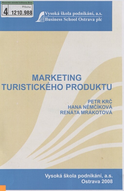 Marketing turistického produktu: modul 07