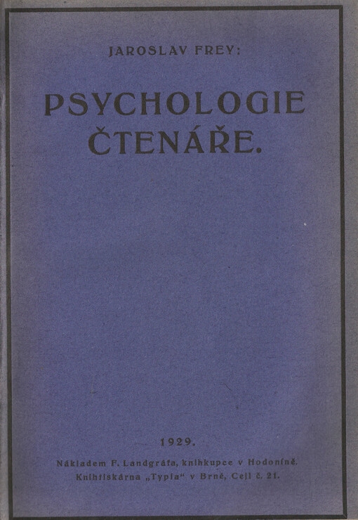 Psychologie čtenáře