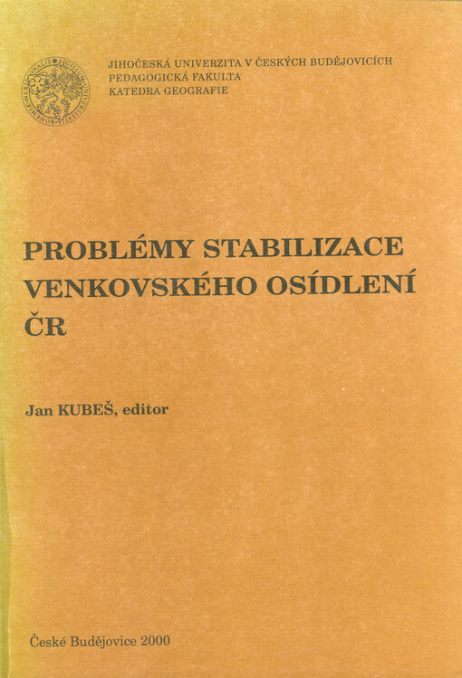 Problémy stabilizace venkovského osídlení ČR