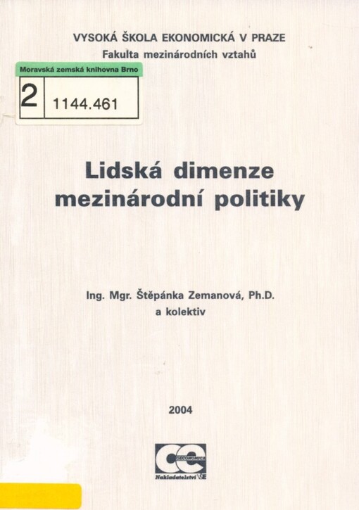 Lidská dimenze mezinárodní politiky