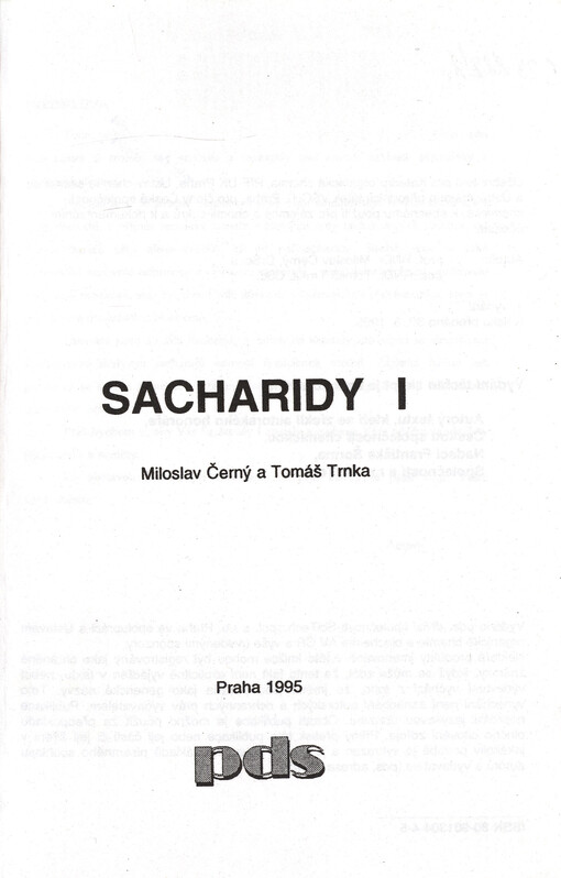 Sacharidy.  I