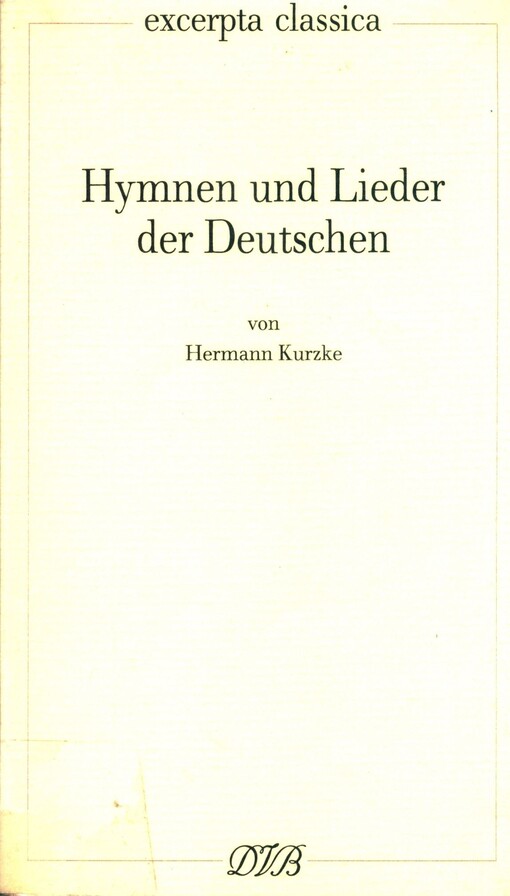 Hymnen und Lieder der Deutschen