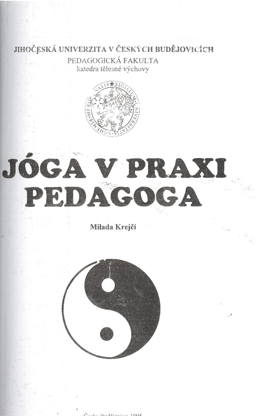 Jóga v praxi pedagoga