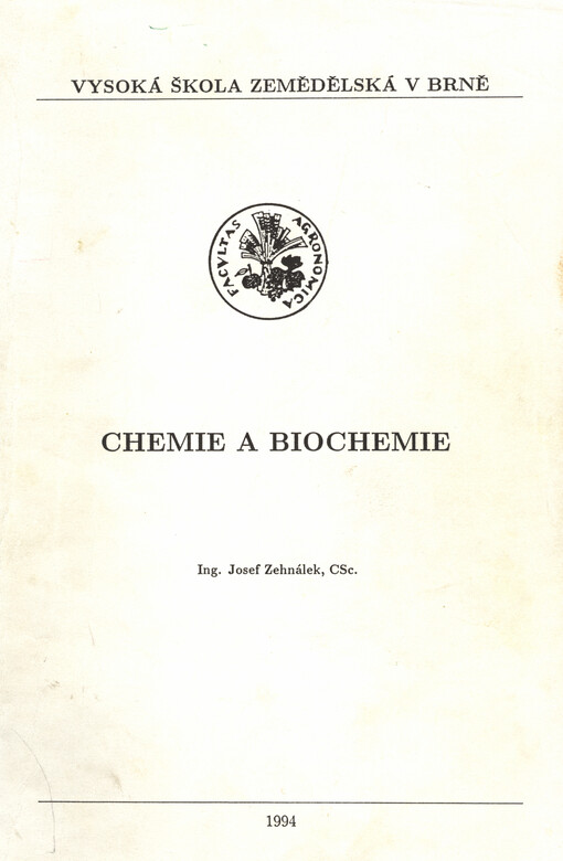 Chemie a biochemie