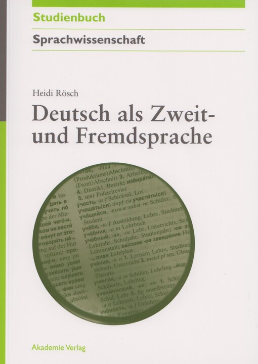 Deutsch als Zweit- und Fremdsprache