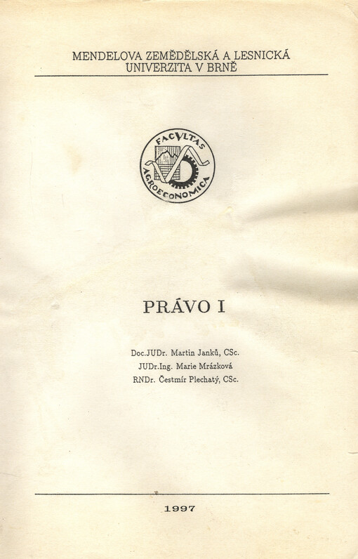 Právo I