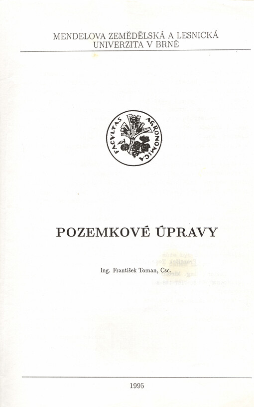 Pozemkové úpravy