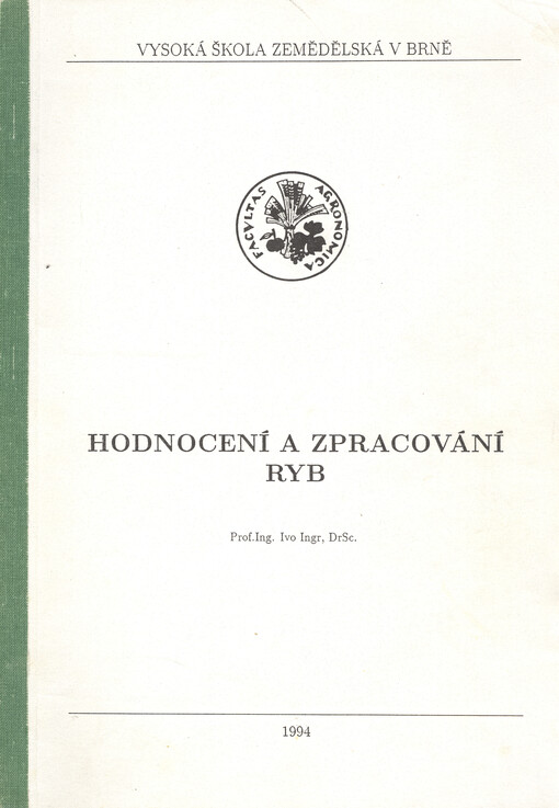 Hodnocení a zpracování ryb