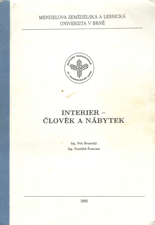 Interier - člověk a nábytek