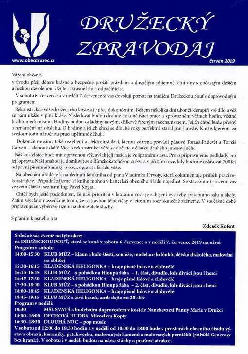 Družecký zpravodaj